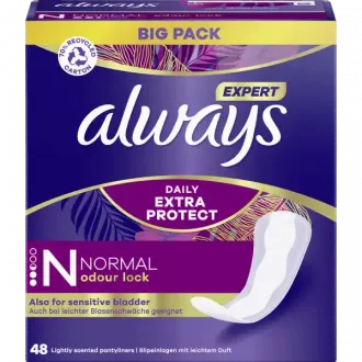 Always Expert Daily Extra Protect  vložky 48 kusov