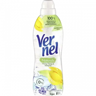 VERNEL Naturals aviváž Ylang Ylang & Sweet Grass 814ml (37 praní)
