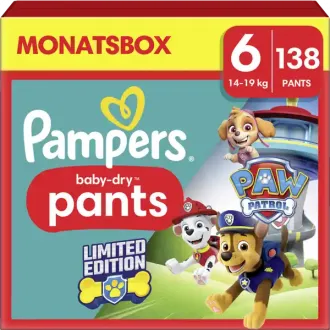 Pampes  Paw Patrol plienkové nohavice veľkosti 6  (138ks)