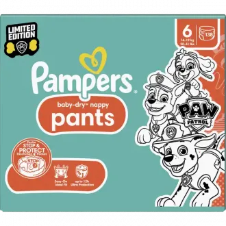 Pampes  Paw Patrol plienkové nohavice veľkosti 6  (138ks)