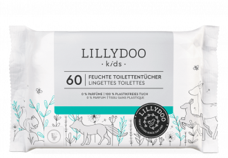 Lillydoo Vlhké toaletné obrúsky  60 kusov