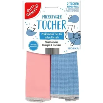 GUT&GÜNSTIG Utierky z mikrovlákna  2 ks.