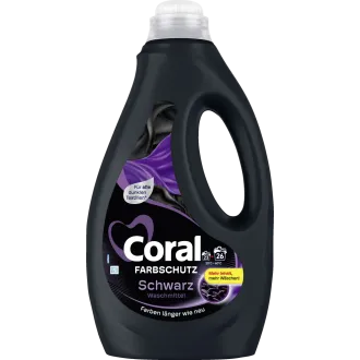 Coral Tekutý prací prostriedok Čierny zamat ( 23 praní)