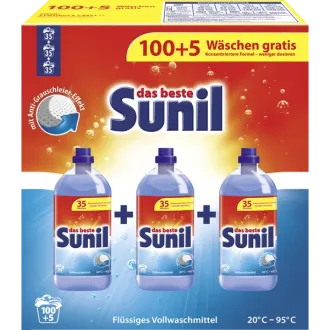 Sunil Univerzálny prací gél 3x1,925l (105 praní) 