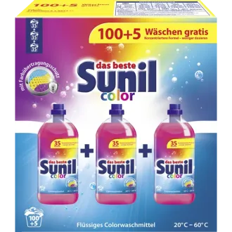 Sunil Color gél vo veľkom balení  3x1,925l (105 praní) 